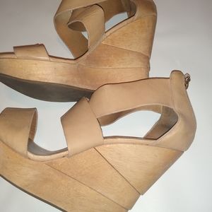 Diane von furstenberg wedge sandals
